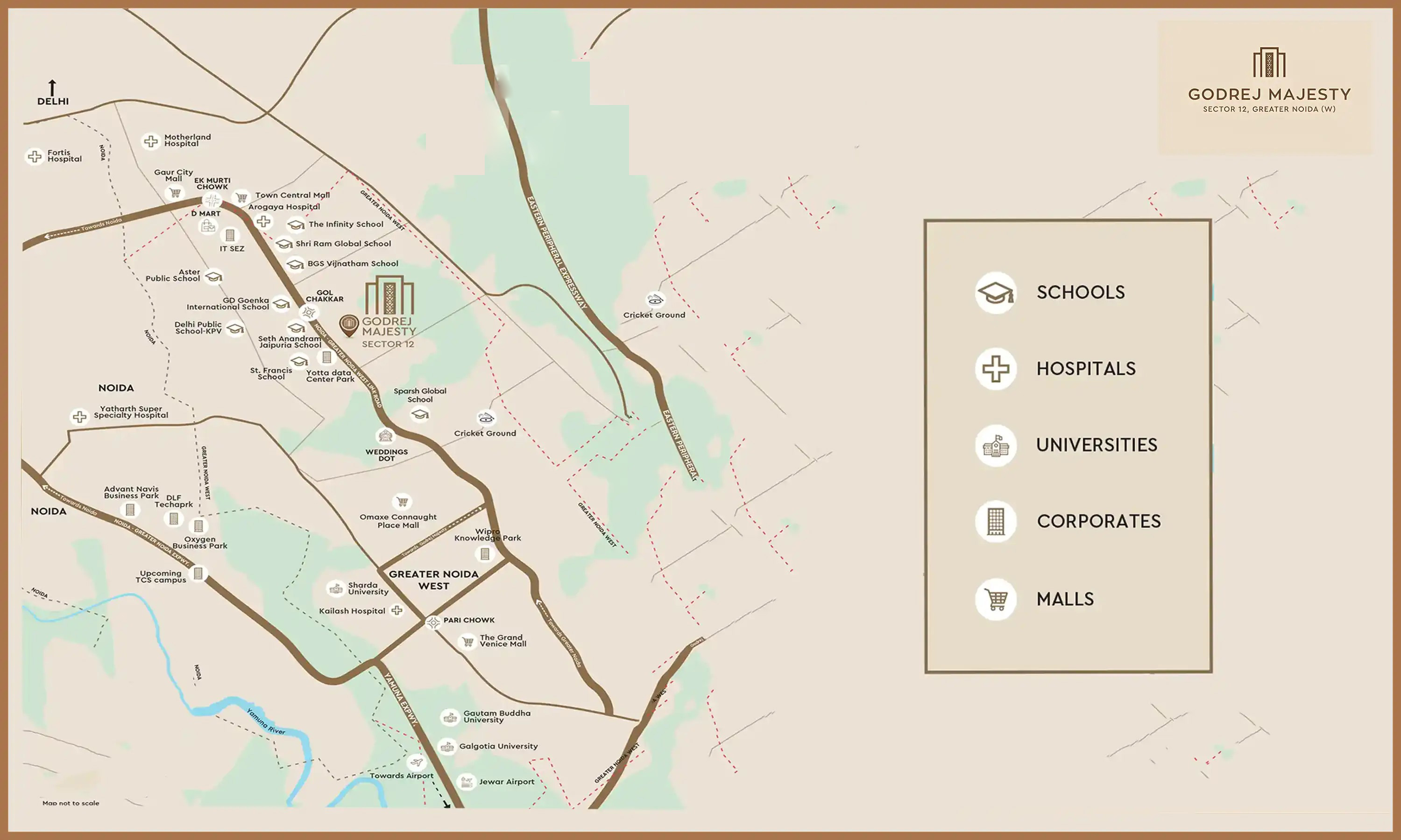 Godrej Majesty Phase II location